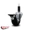 Service Caster 3-1/2'' Phenolic Swivel 1-1/8'' Expanding Stem Caster with Brake SCC-EX20S3514-PHR-PLB-118 - alternate 2